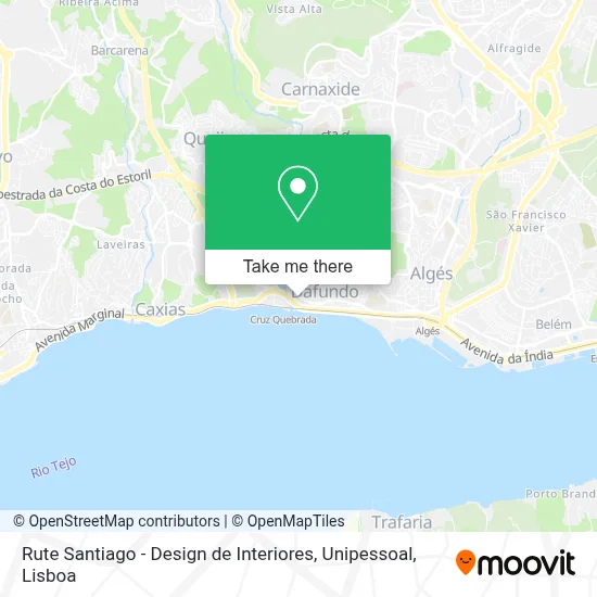 Rute Santiago - Design de Interiores, Unipessoal mapa