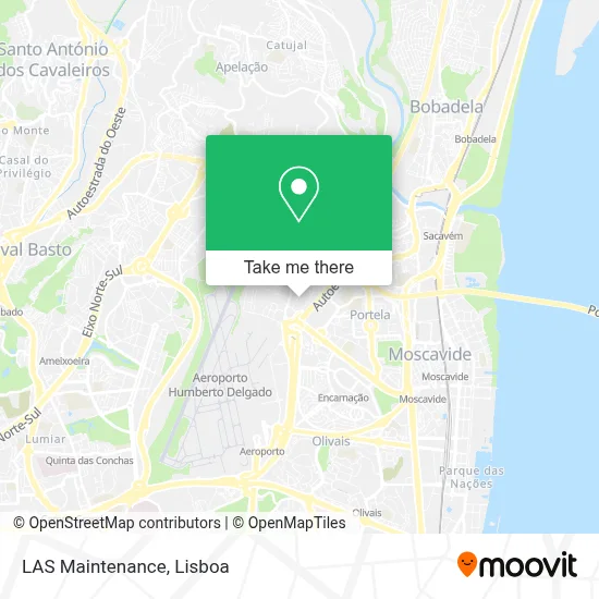 LAS Maintenance map