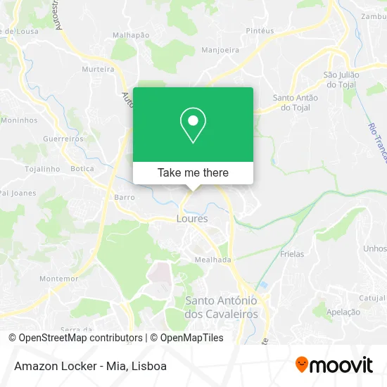 Amazon Locker - Mia map