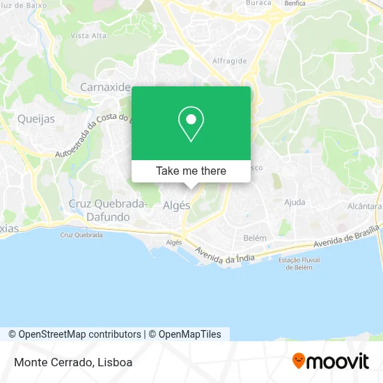 Monte Cerrado map