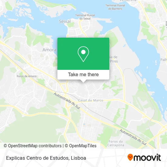 Explicas Centro de Estudos map