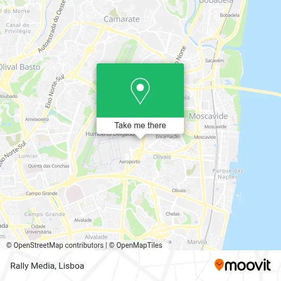 Rally Media mapa
