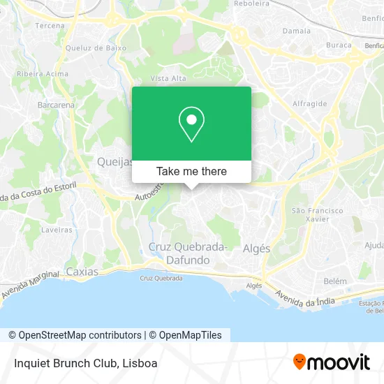Inquiet Brunch Club map