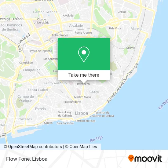 Flow Fone map