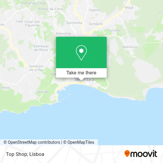 Top Shop map