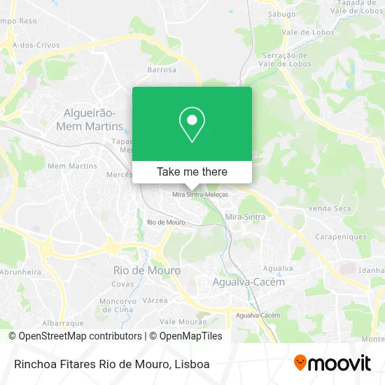 Rinchoa Fitares Rio de Mouro map