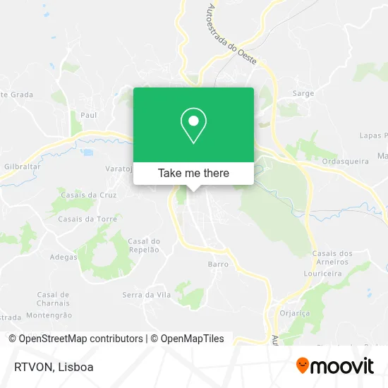 RTVON mapa
