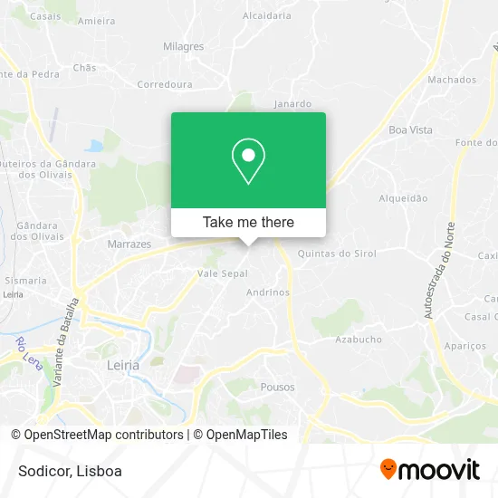 Sodicor map