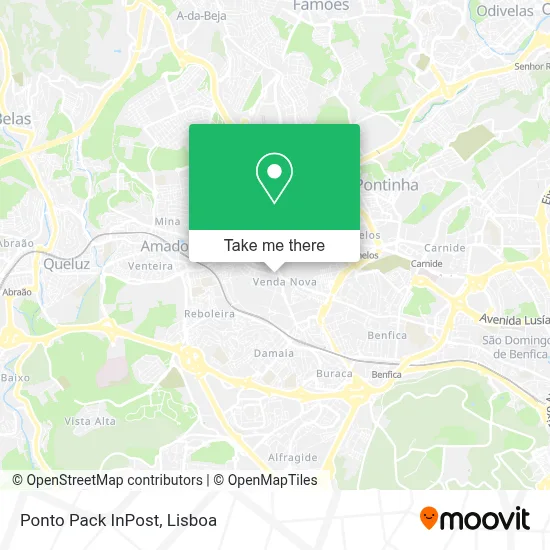 Ponto Pack InPost map