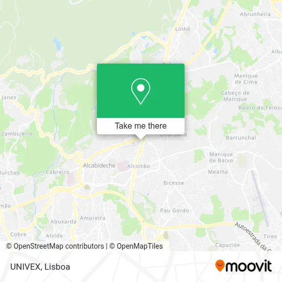 UNIVEX map