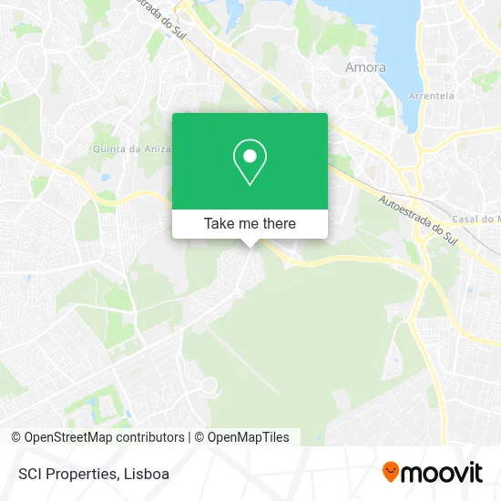 SCI Properties map