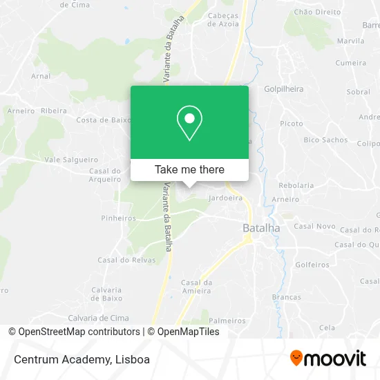 Centrum Academy map