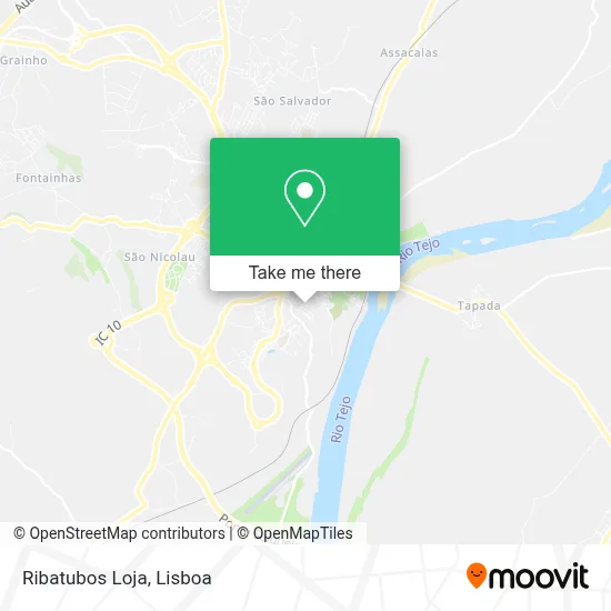 Ribatubos Loja map