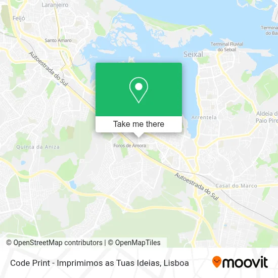 Code Print - Imprimimos as Tuas Ideias map