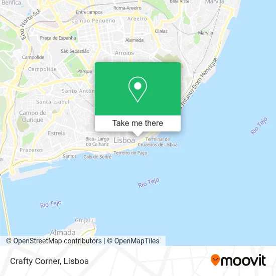 Crafty Corner map