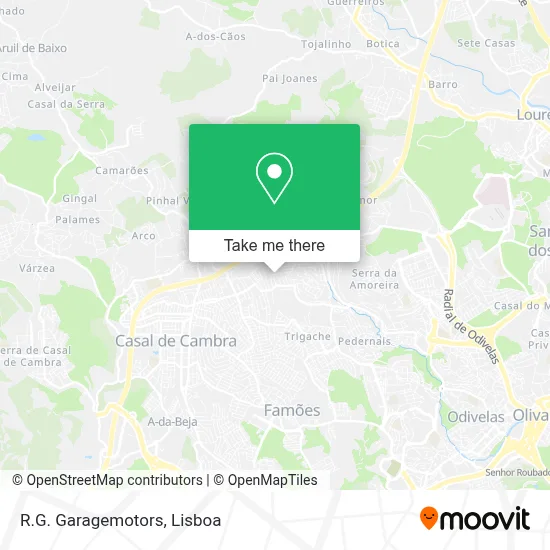 R.G. Garagemotors map