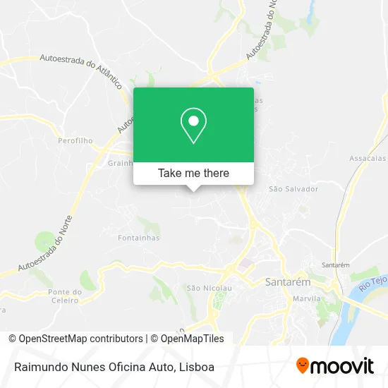 Raimundo Nunes Oficina Auto mapa