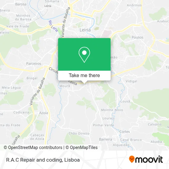 R.A.C Repair and coding mapa