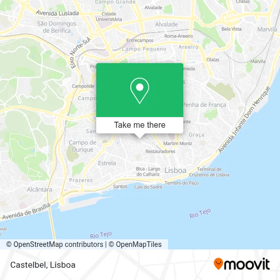 Castelbel map
