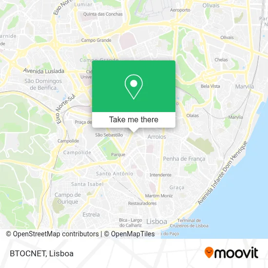 BTOCNET map