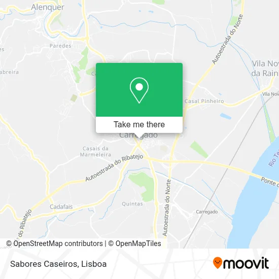 Sabores Caseiros map
