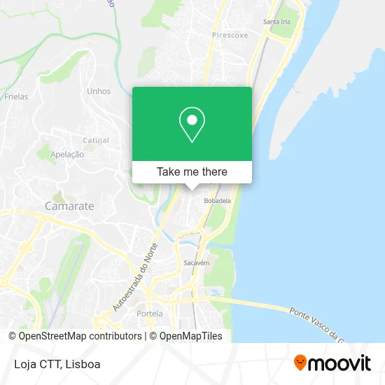 Loja CTT map