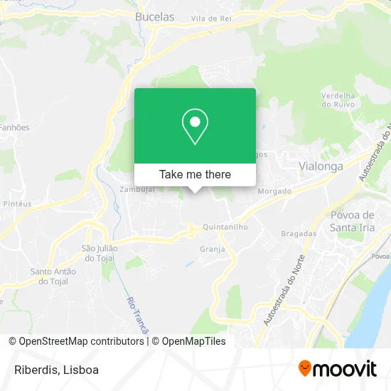 Riberdis mapa