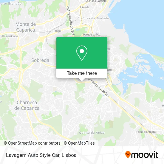 Lavagem Auto Style Car map