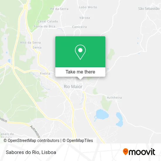 Sabores do Rio map