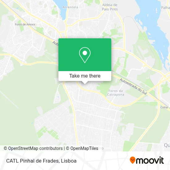 CATL Pinhal de Frades map