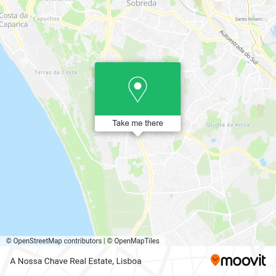 A Nossa Chave Real Estate map
