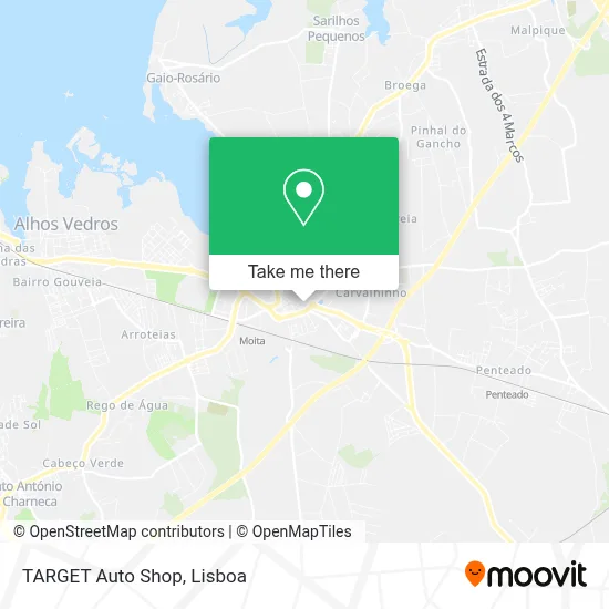 TARGET Auto Shop map