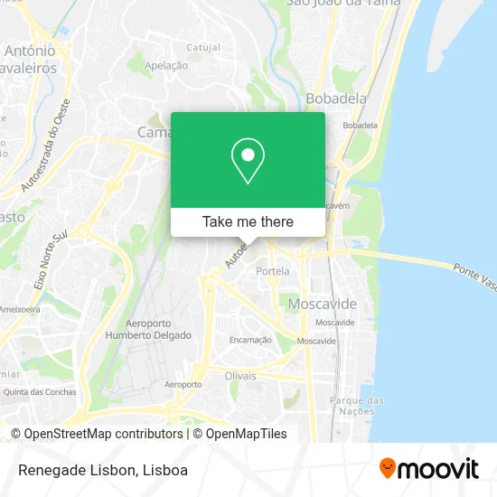 Renegade Lisbon map