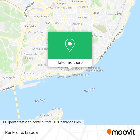 Rui Freire mapa
