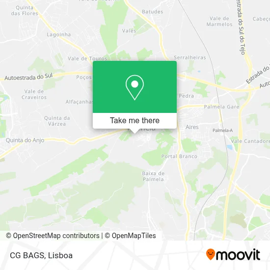 CG BAGS map