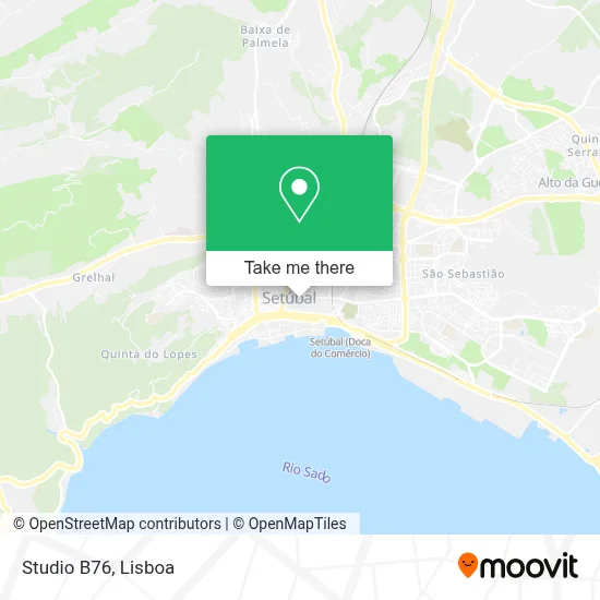 Studio B76 map