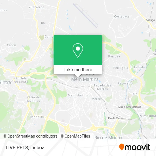 LIVE PETS map