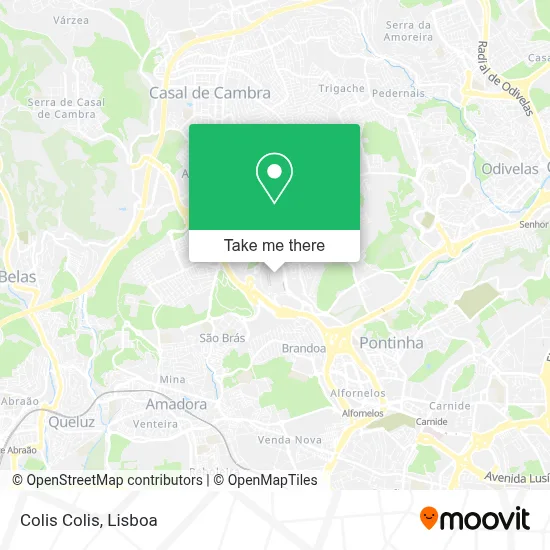 Colis Colis map