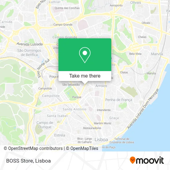 BOSS Store map