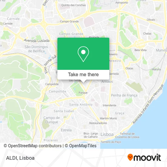 ALDI map