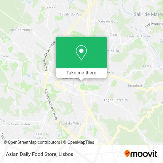 Asian Daily Food Store map