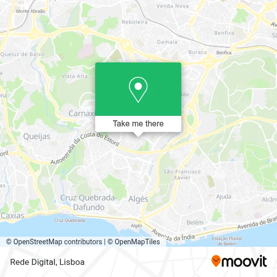 Rede Digital map