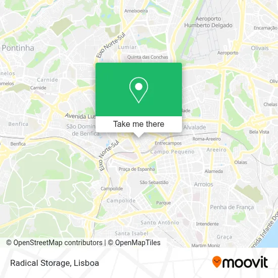Radical Storage map