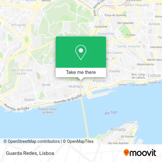 Guarda Redes map