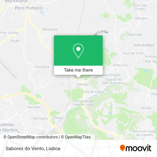 Sabores do Vento map