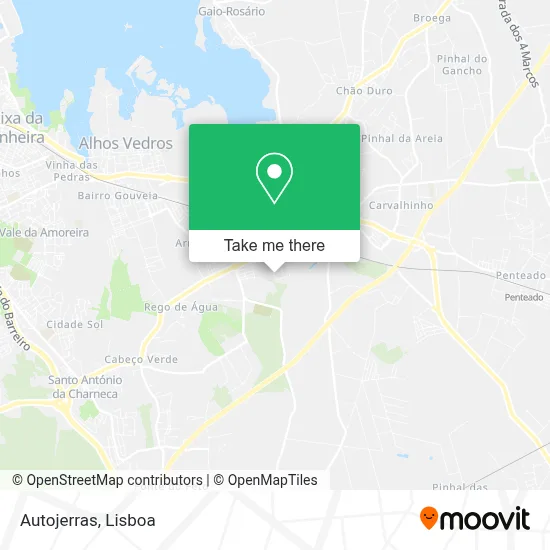Autojerras map