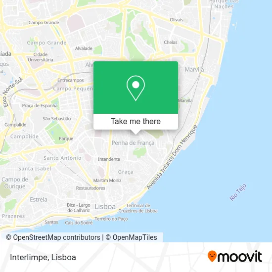 Interlimpe map