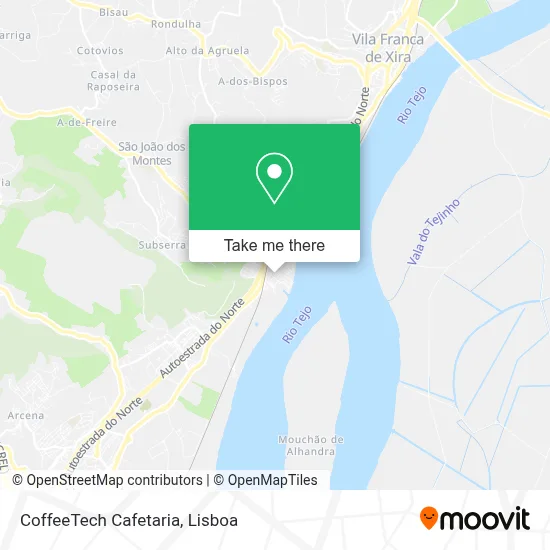 CoffeeTech Cafetaria map