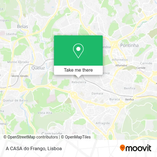A CASA do Frango map