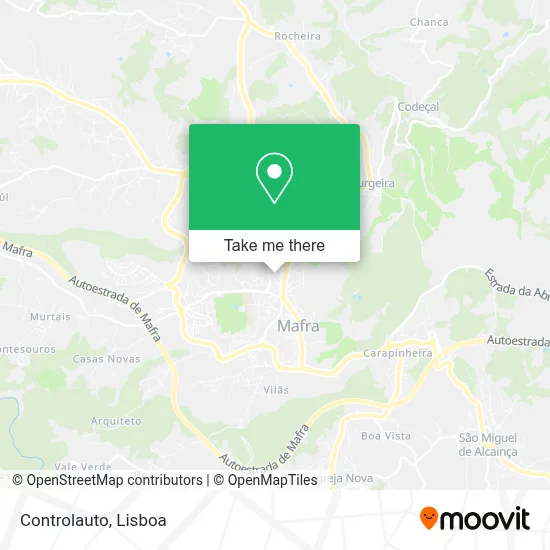 Controlauto map